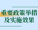 重要政策举措及实施效果